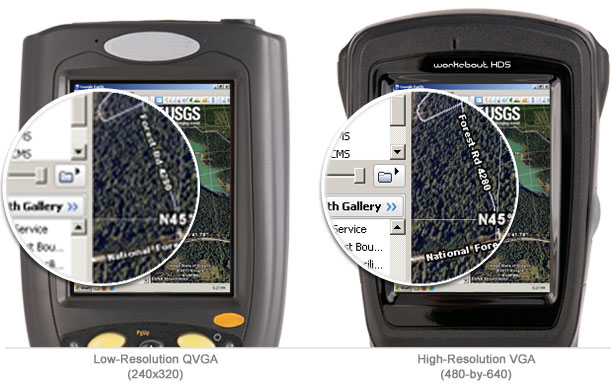 Workabout HDS Display Comparison